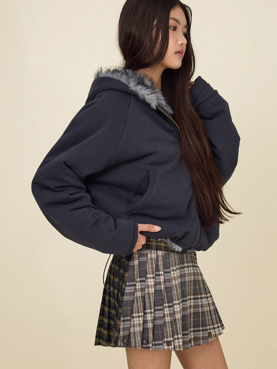 HAZE TWOTONE PLEATED SKIRT - Image 10