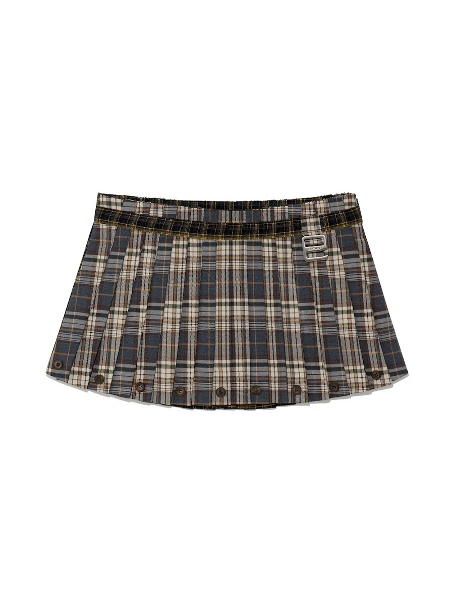 HAZE TWOTONE PLEATED SKIRT - Image 8