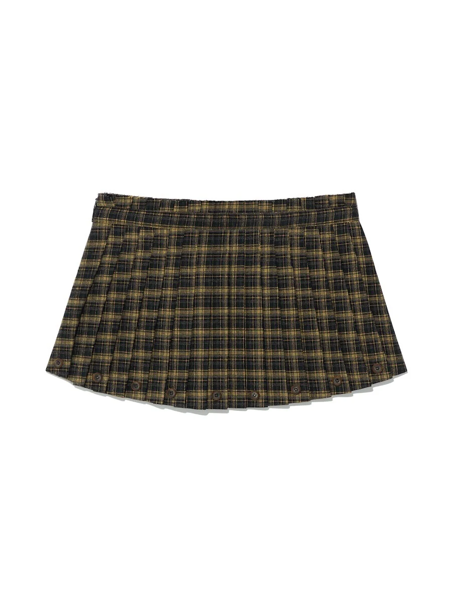 HAZE TWOTONE PLEATED SKIRT - Image 9