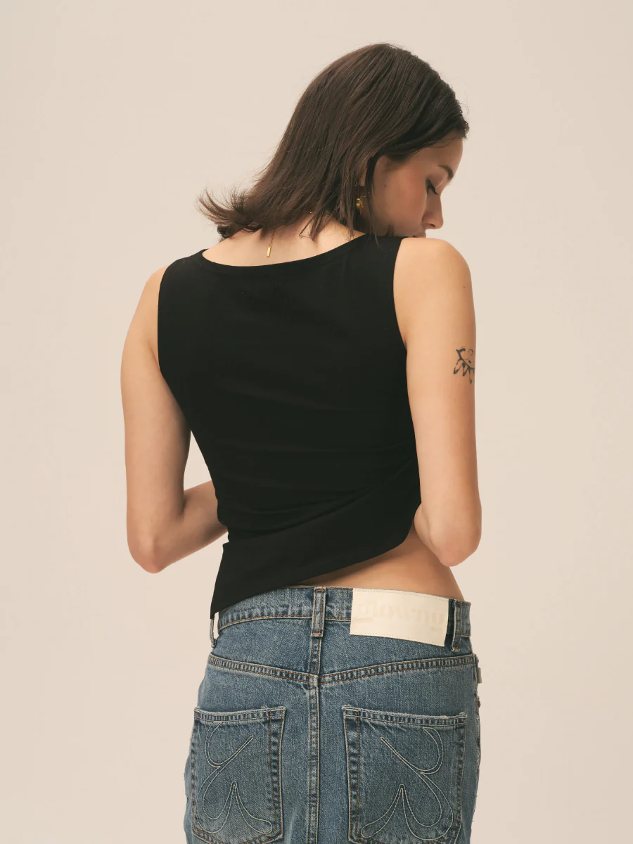 HILL SLIT SLEEVELESS TOP - Image 6