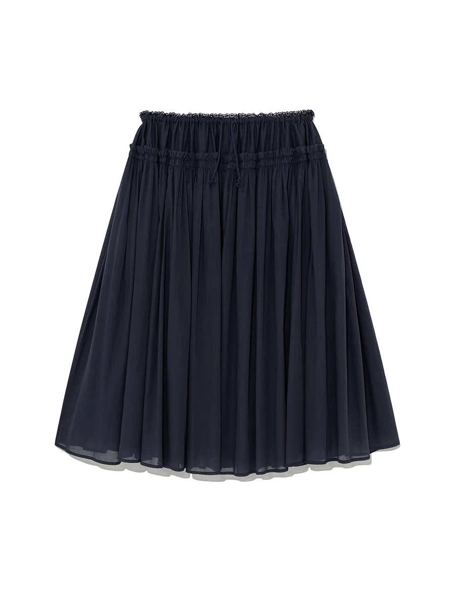 LACE STRING GATHERED LONG SKIRT - Image 8