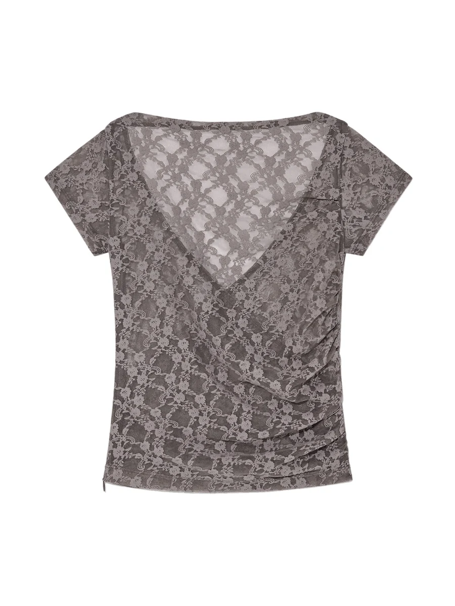 LUSH SWIRL LACE TEE - Image 10