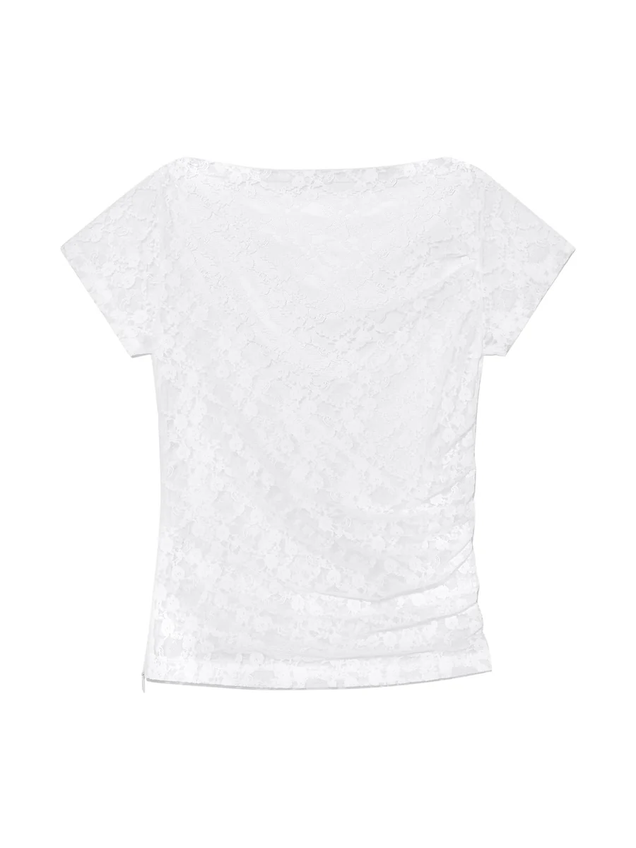 LUSH SWIRL LACE TEE - Image 17