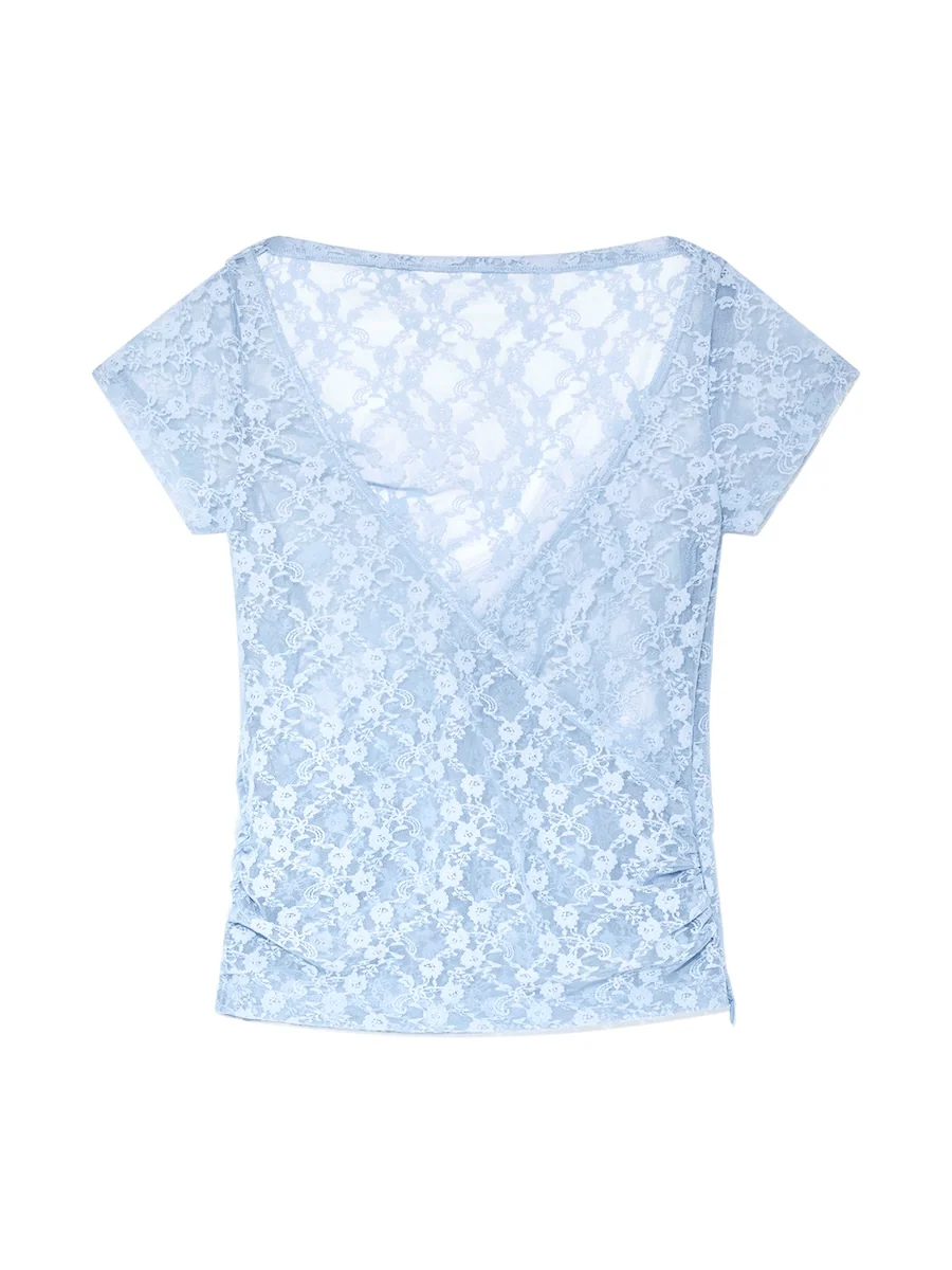 LUSH SWIRL LACE TEE - Image 3