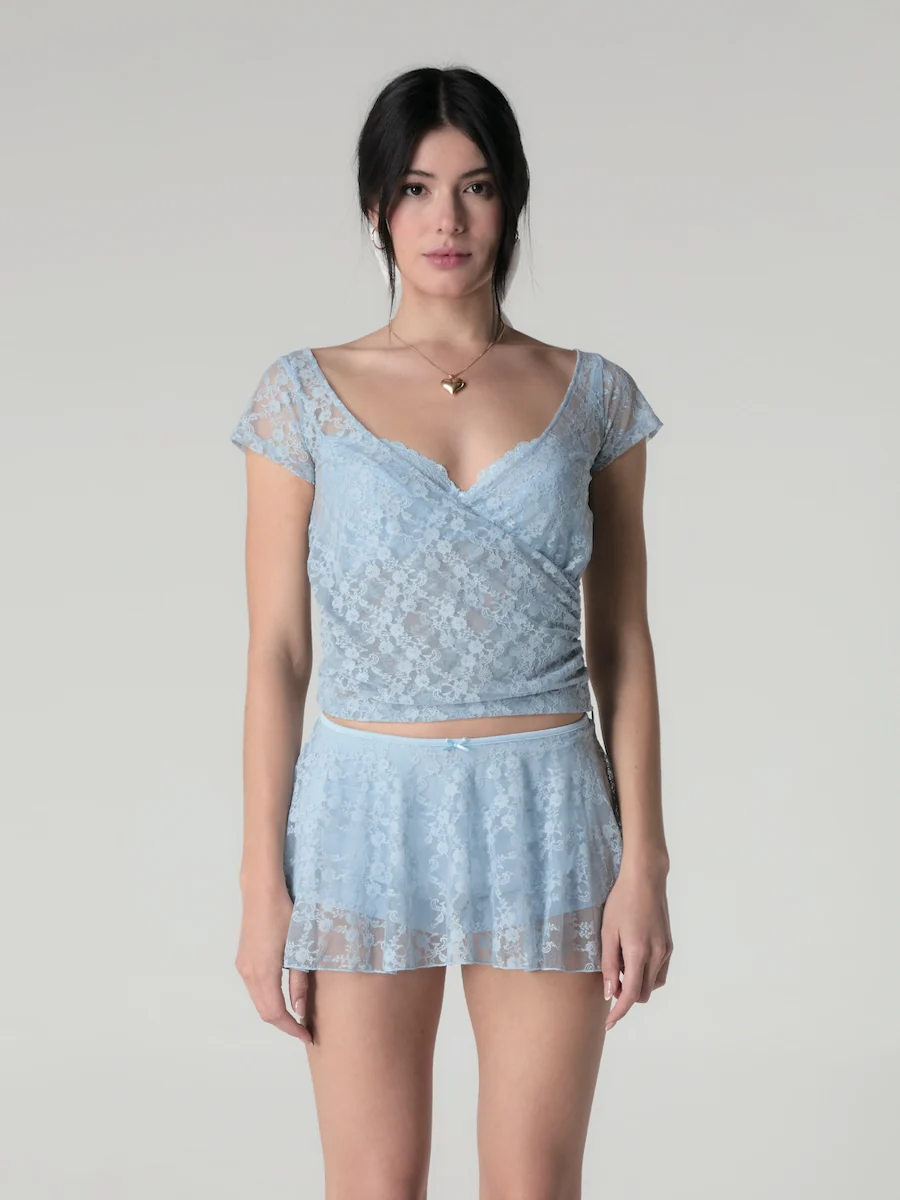 LUSH SWIRL LACE TEE - Image 5