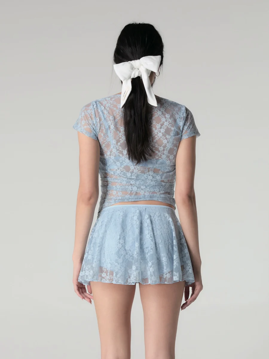 LUSH SWIRL LACE TEE - Image 6