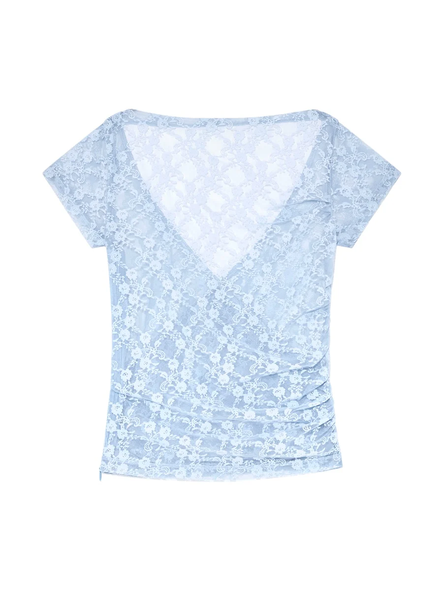 LUSH SWIRL LACE TEE - Image 7