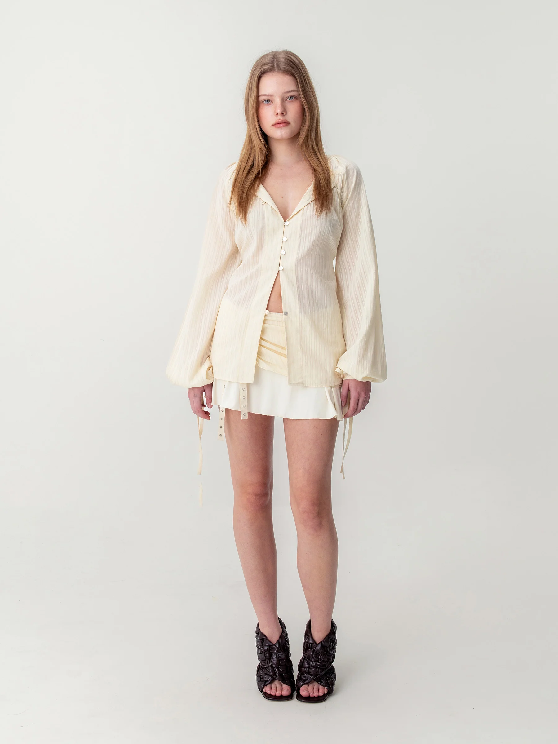 MISTY SHEER MINI SKIRT - Image 4