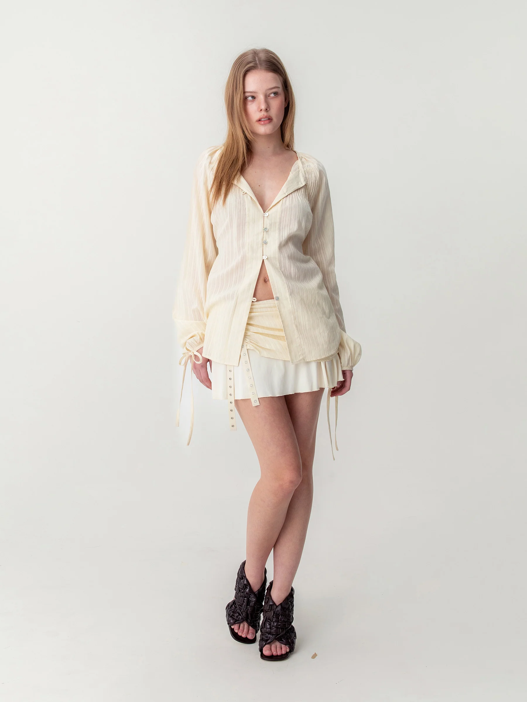 MISTY SHEER MINI SKIRT - Image 5