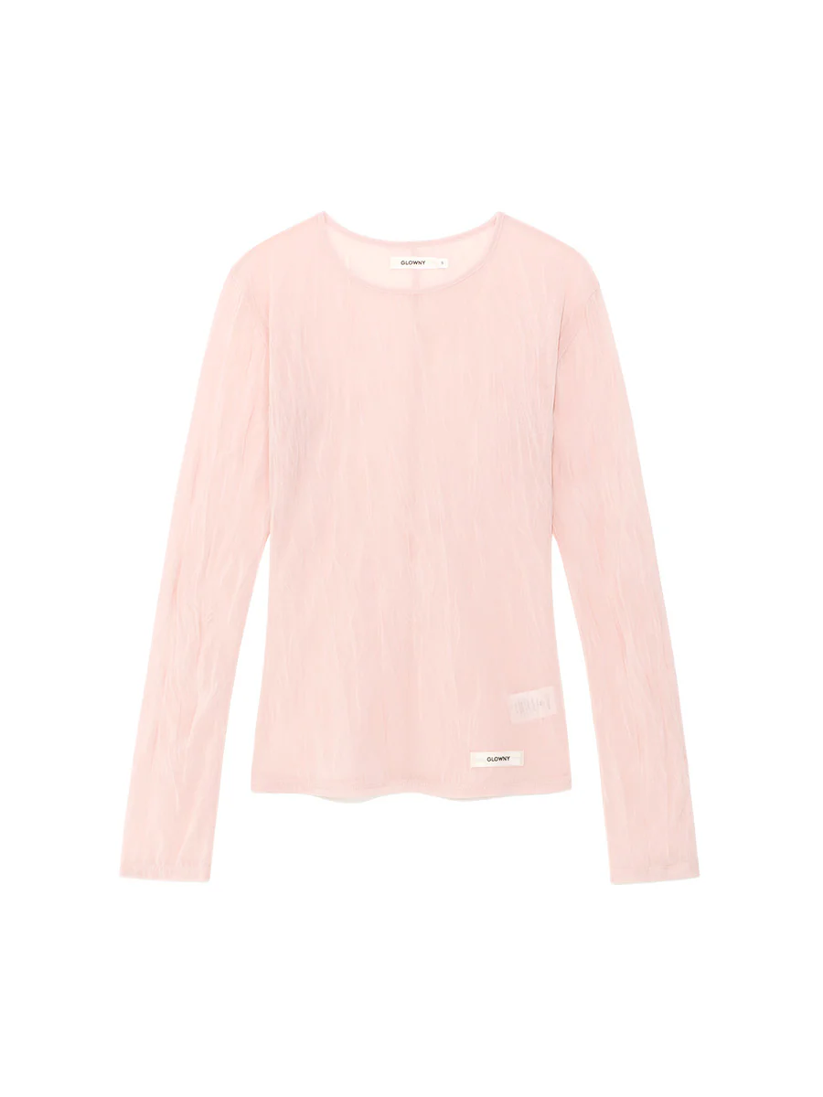 SHEER LONG SLEEVE TOP - Image 2