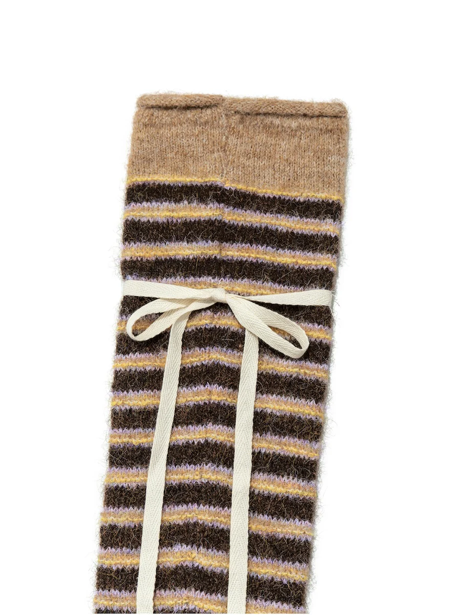 SUNDAE STRIPE KNIT WARMER - Image 5
