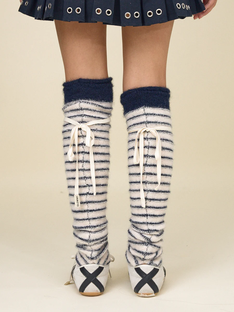 SUNDAE STRIPE KNIT WARMER - Image 7