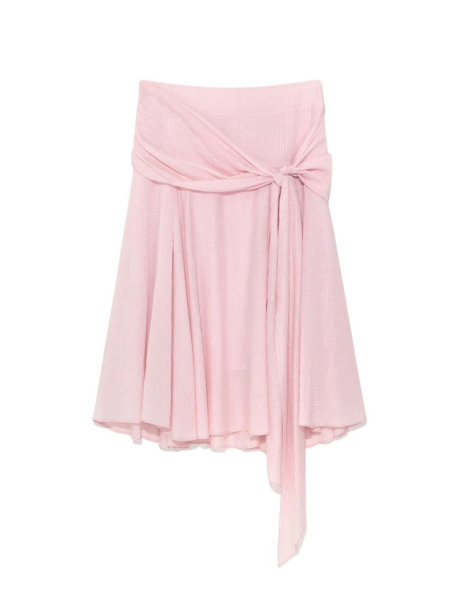 SUNSET DRAPE MIDI SKIRT - Image 4