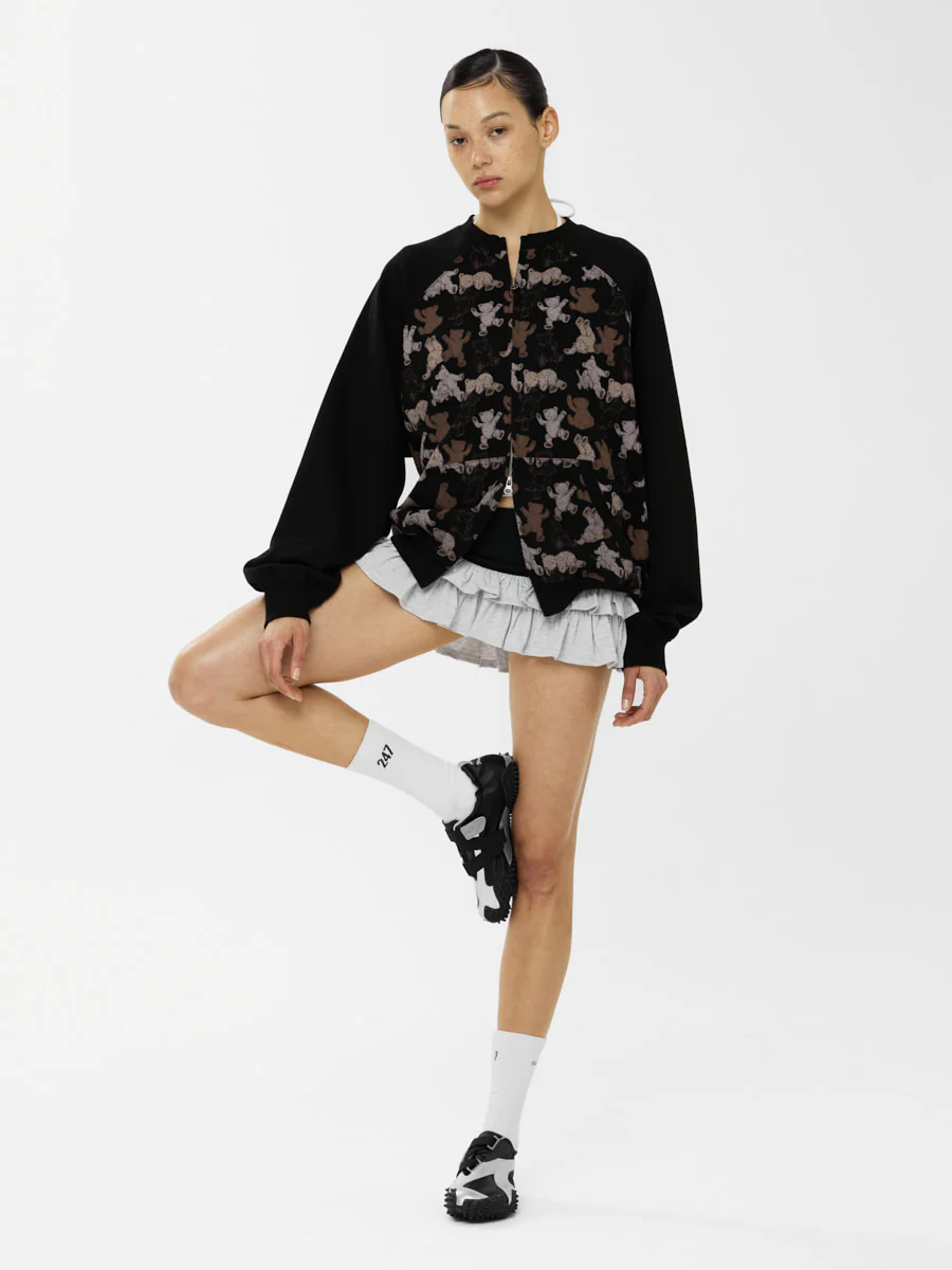 TEDDY JERSEY ZIP UP - Image 4