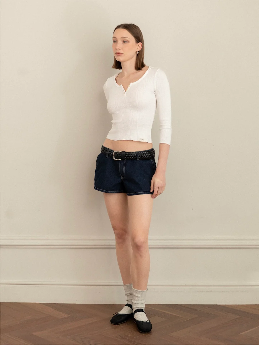THE RACHEL DENIM SHORTS - Image 3